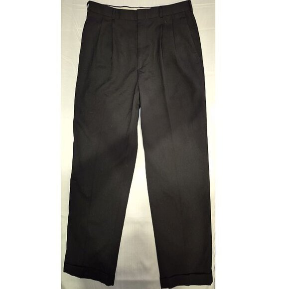 Slates by Dockers Black dress slacks. Pleated front. size 36/30 - Picture 10 of 15